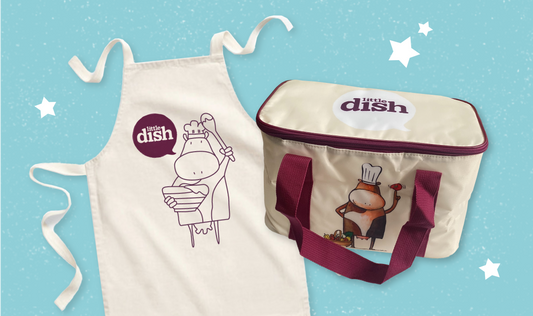 GRATIS Little Dish Kinderkeukenshort bij je bestelling